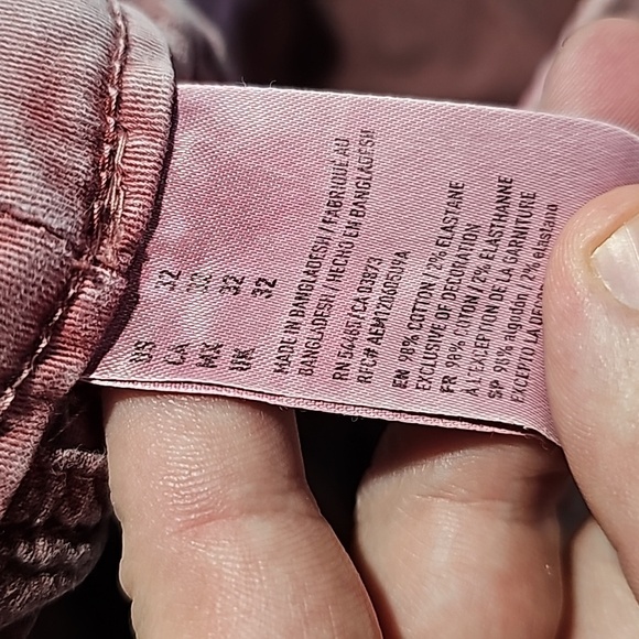 American Eagle purple extreme flex classic fit jean shorts - Picture 8 of 8